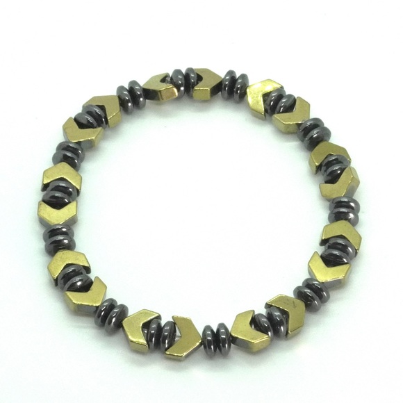 Stone Beaded Bracelet #BBR-182 - Picture 2 of 2